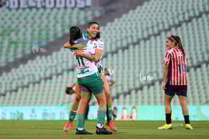 festejo de gol, Lia Romero | Santos Laguna vs Chivas Guadalajara