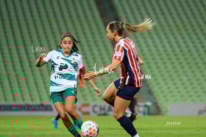 Doménica Rodríguez, Adriana Iturbide | Santos Laguna vs Chivas Guadalajara