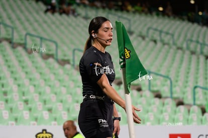 árbitra, Melanie Villavicencio | Santos Laguna vs Chivas Guadalajara