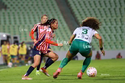 Sasha Pickard, Ivonne González | Santos Laguna vs Chivas Guadalajara