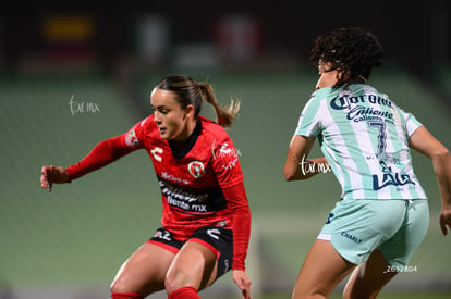 Doménica Rodríguez, Daphne Herrera | Santos Laguna vs Club Tijuana femenil