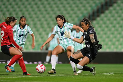 Gabriela Herrera, Karen Gómez, Daphne Herrera | Santos Laguna vs Club Tijuana femenil