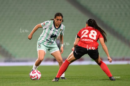 Bibiana Quintos, Judith Félix | Santos Laguna vs Club Tijuana femenil