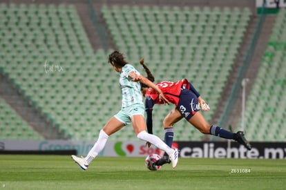 Yessenia Novella, Aerial Chavarin | Santos Laguna vs Cruz Azul femenil