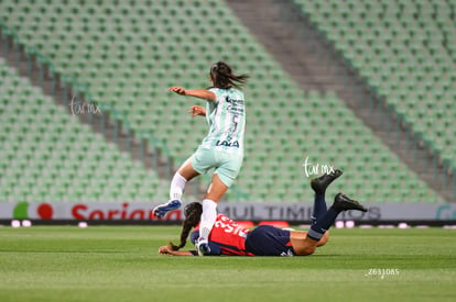 Yessenia Novella, Aerial Chavarin | Santos Laguna vs Cruz Azul femenil