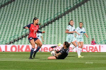 Gabriela Herrera, Aerial Chavarin | Santos Laguna vs Cruz Azul femenil