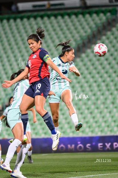 Lia Romero, Valeria Valdez | Santos Laguna vs Cruz Azul femenil