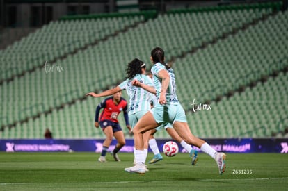 Doménica Rodríguez, Lia Romero | Santos Laguna vs Cruz Azul femenil