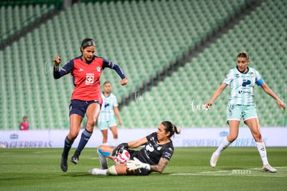 Gabriela Herrera, Michelle González, Aerial Chavarin | Santos Laguna vs Cruz Azul femenil