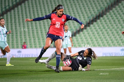 Gabriela Herrera, Aerial Chavarin | Santos Laguna vs Cruz Azul femenil