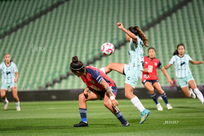 Kimberli Gómez, Lizbeth Ángeles | Santos Laguna vs Cruz Azul femenil