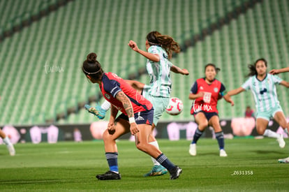 Kimberli Gómez, Lizbeth Ángeles | Santos Laguna vs Cruz Azul femenil