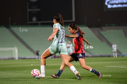 Lia Romero, Edith Carmona | Santos Laguna vs Cruz Azul femenil