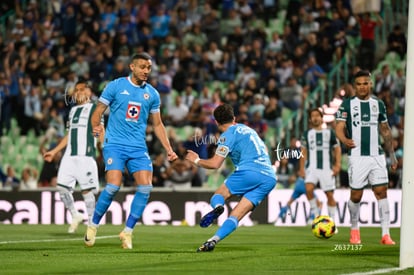 gol, José Rivero | Santos Laguna vs Cruz Azul J9