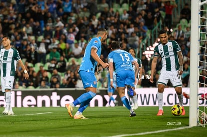 gol, José Rivero | Santos Laguna vs Cruz Azul J9