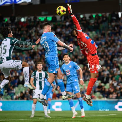 Carlos Rotondi, Kevin Mier | Santos Laguna vs Cruz Azul J9