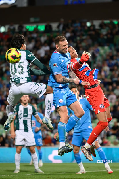 Carlos Rotondi, Kevin Mier | Santos Laguna vs Cruz Azul J9