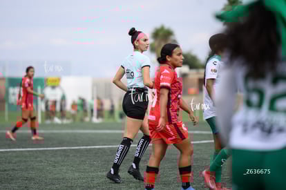 Selene Figueroa, árbitra | Santos Laguna vs Mazatlán femenil sub19