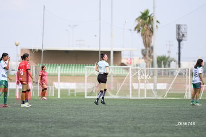 Selene Figueroa, árbitra | Santos Laguna vs Mazatlán femenil sub19