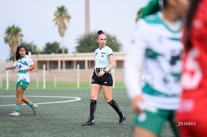 Selene Figueroa, árbitra | Santos Laguna vs Mazatlán femenil sub19