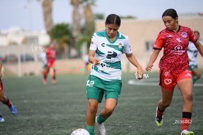 Karla Trujillo, Jennifer Escareño | Santos Laguna vs Mazatlán femenil sub19