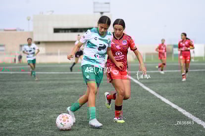 Karla Trujillo, Jennifer Escareño | Santos Laguna vs Mazatlán femenil sub19