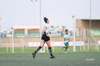 Selene Figueroa, árbitra | Santos Laguna vs Mazatlán femenil sub19