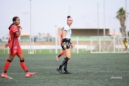 Selene Figueroa, árbitra | Santos Laguna vs Mazatlán femenil sub19
