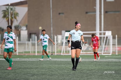 Selene Figueroa, árbitra | Santos Laguna vs Mazatlán femenil sub19
