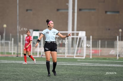 Selene Figueroa, árbitra | Santos Laguna vs Mazatlán femenil sub19