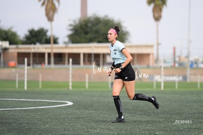 Selene Figueroa, árbitra | Santos Laguna vs Mazatlán femenil sub19