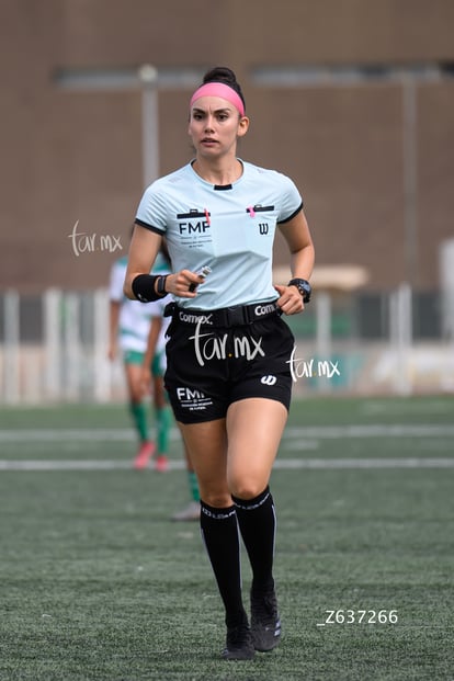 Selene Figueroa, árbitra | Santos Laguna vs Mazatlán femenil sub19
