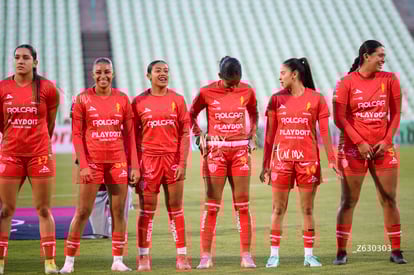 Ana Torres, María Acosta, Winibian Peralta, Brenda Vega, Nu | Santos Laguna vs Necaxa femenil