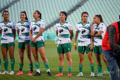 Karla Rodriguez, Lia Romero, Mayra Santana, Tania Baca, Hav | Santos Laguna vs Necaxa femenil
