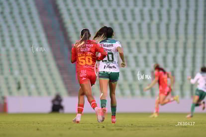 Yessenia Novella, Nubia Estrada | Santos Laguna vs Necaxa femenil