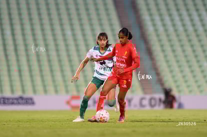 Yessenia Novella, Winibian Peralta | Santos Laguna vs Necaxa femenil