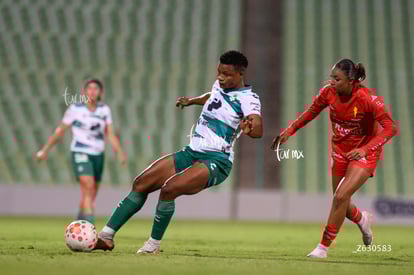 Vivian Ikechukwu, Nubia Estrada | Santos Laguna vs Necaxa femenil