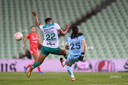 Vivian Ikechukwu, Jennifer Amaro | Santos Laguna vs Necaxa femenil