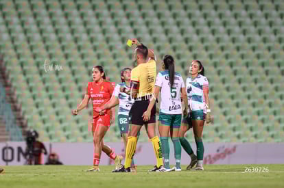 tarjeta Tania Baca | Santos Laguna vs Necaxa femenil
