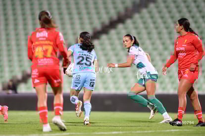 Yessenia Novella, Jennifer Amaro | Santos Laguna vs Necaxa femenil