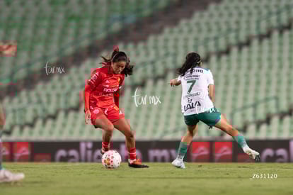 Doménica Rodríguez, Samantha Calvillo | Santos Laguna vs Necaxa femenil