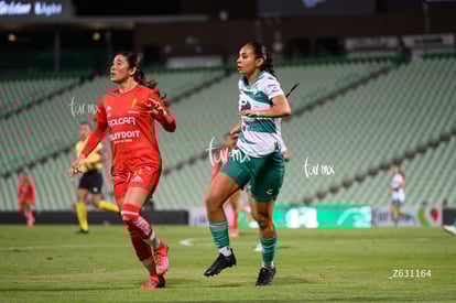 Mayra Santana, Iraida Fernández | Santos Laguna vs Necaxa femenil