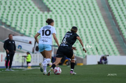 Myra Delgadillo, Havi Ibarra | Santos Laguna vs Pachuca femenil