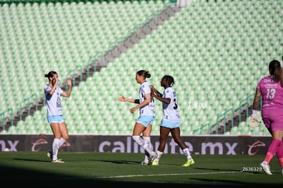 celebran gol, Myra Delgadillo | Santos Laguna vs Pachuca femenil