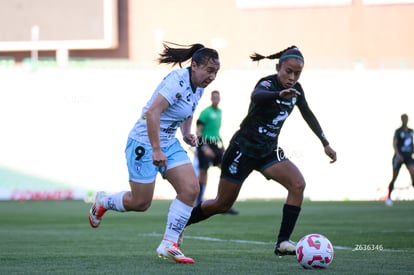 Verónica Corral, Diana Anguiano | Santos Laguna vs Pachuca femenil