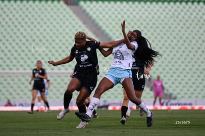 Vivian Ikechukwu, Yirleidis Quejada | Santos Laguna vs Pachuca femenil