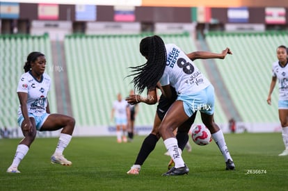 Vivian Ikechukwu, Yirleidis Quejada | Santos Laguna vs Pachuca femenil