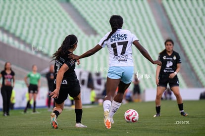 Doménica Rodríguez, Ayooluwa Oke | Santos Laguna vs Pachuca femenil