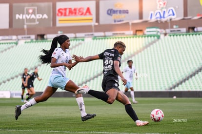 Vivian Ikechukwu, Yirleidis Quejada | Santos Laguna vs Pachuca femenil