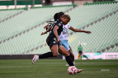 Vivian Ikechukwu, Yirleidis Quejada | Santos Laguna vs Pachuca femenil